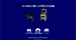 Desktop Screenshot of andys-arcade.com